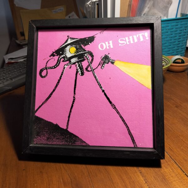 Serigrafia con marco.